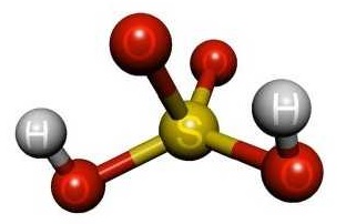 Структура серной кислоты